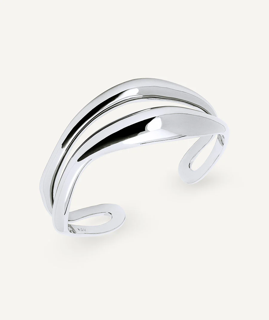 Brazalete Espiral Liso Waves en Alcalá de Henares - Martínez Joyeros